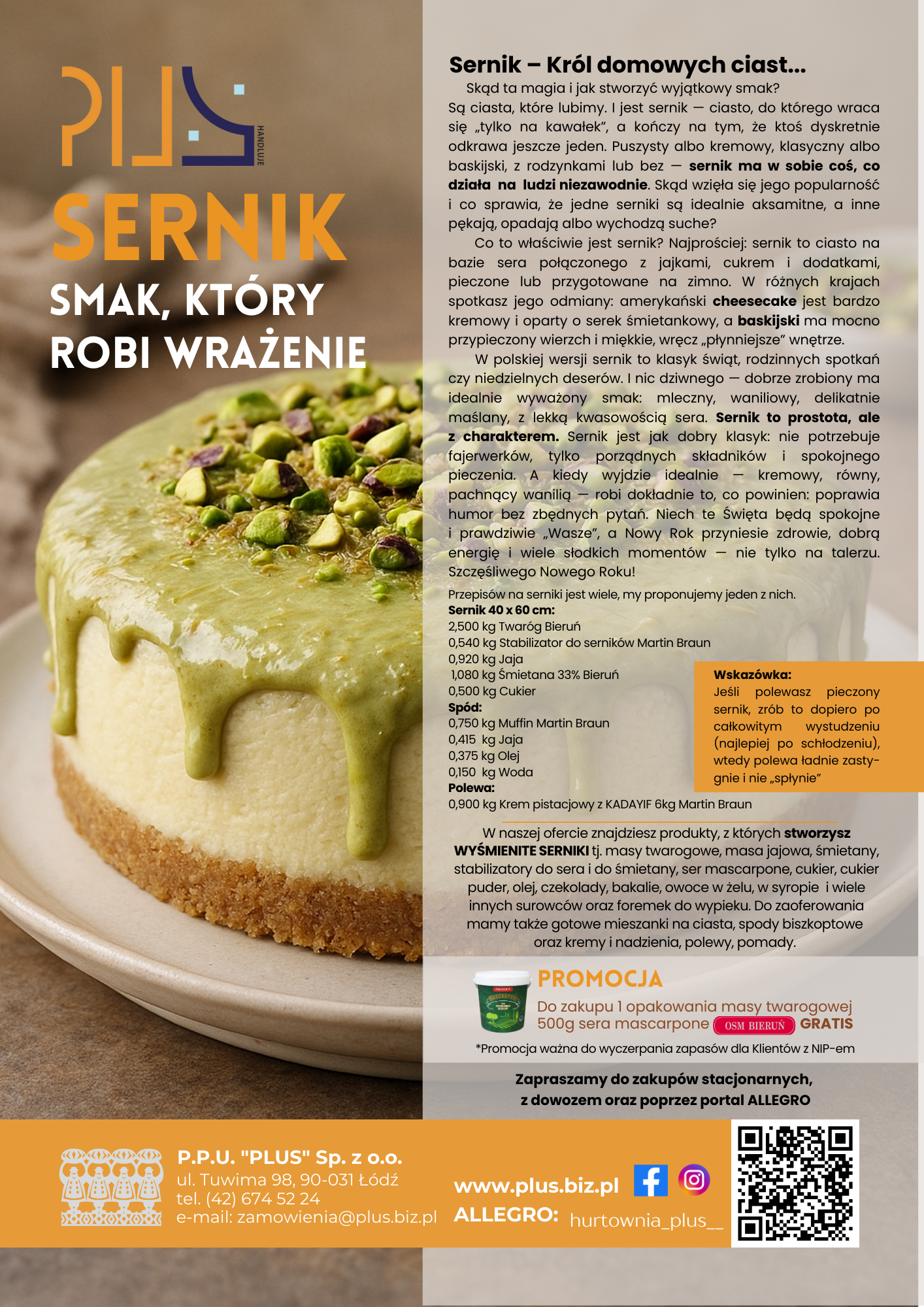 Sernik-król domowych ciast