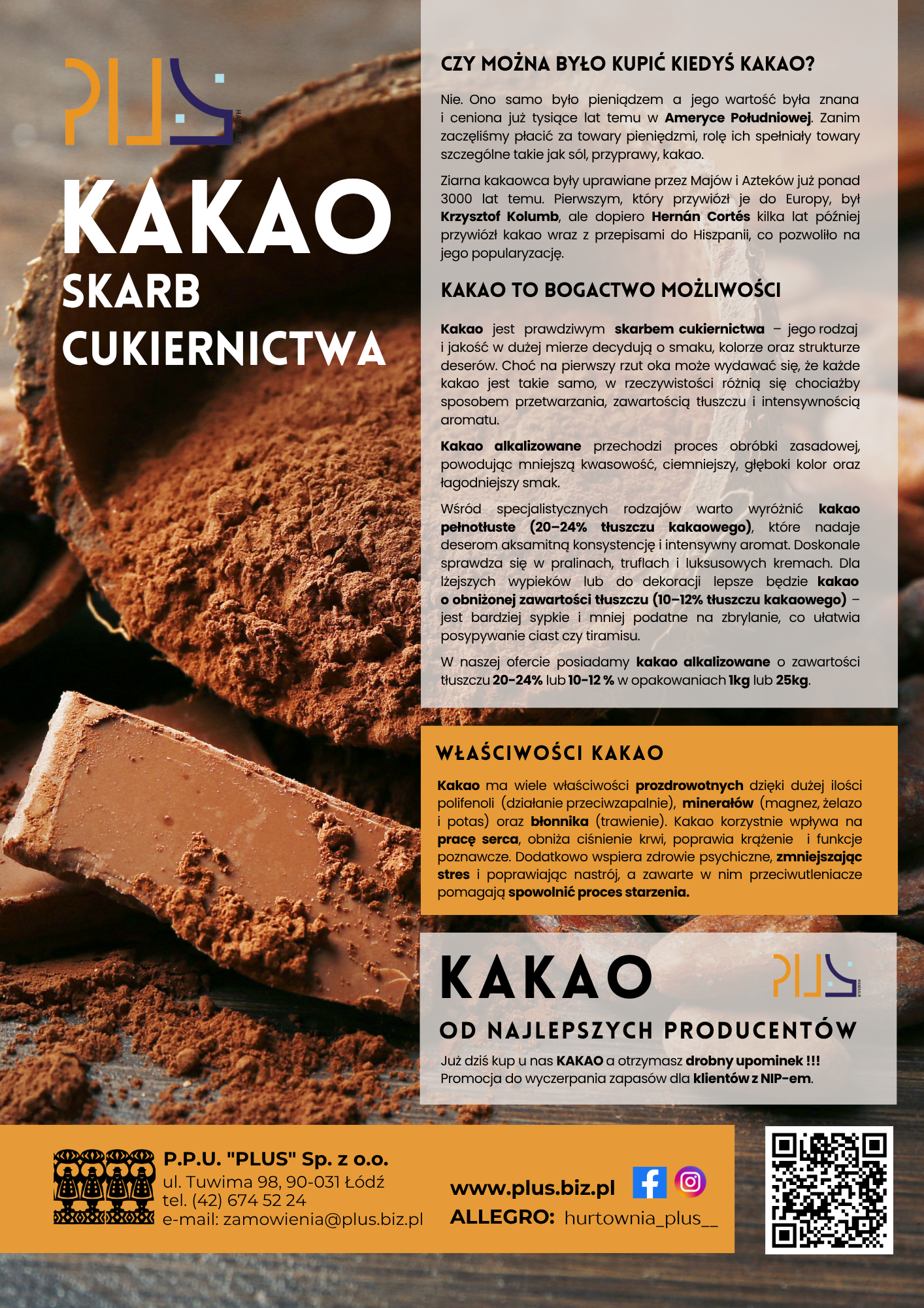 Kakao - Skarb Cukiernictwa