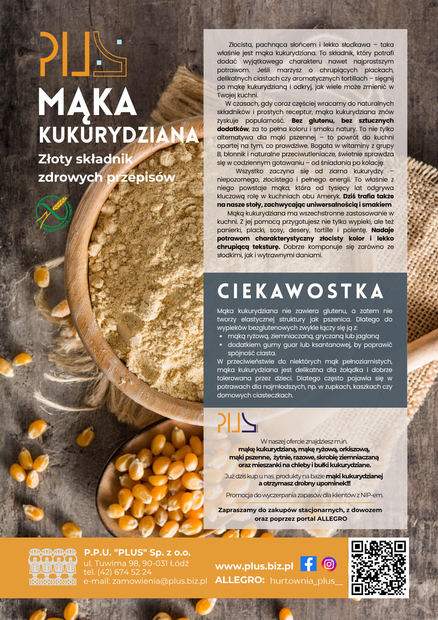 Mąka kukurydziana - Złoty składnik zdrowych przepisów